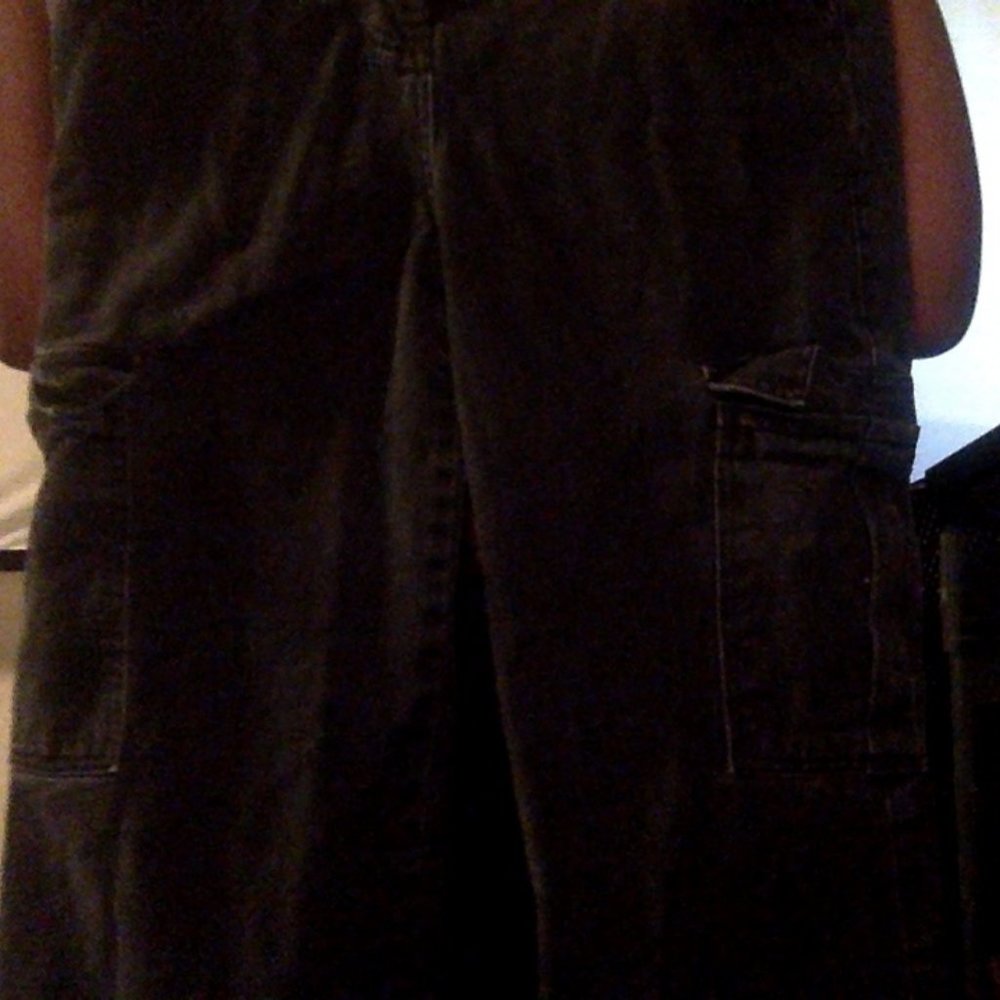 black denim pants